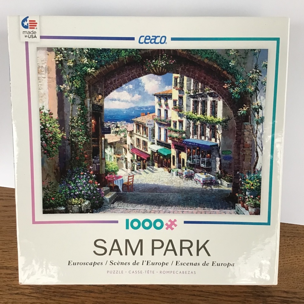 Puzzle by Artist Sam Park Euroscapes by Ceaco 1000 Piece Jigsaw